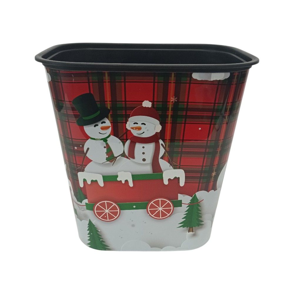Basurero 24X17.5X24Cm Navidad