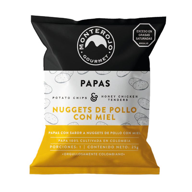 Papas Nugets Pollo/Miel 25Gr Monterojo