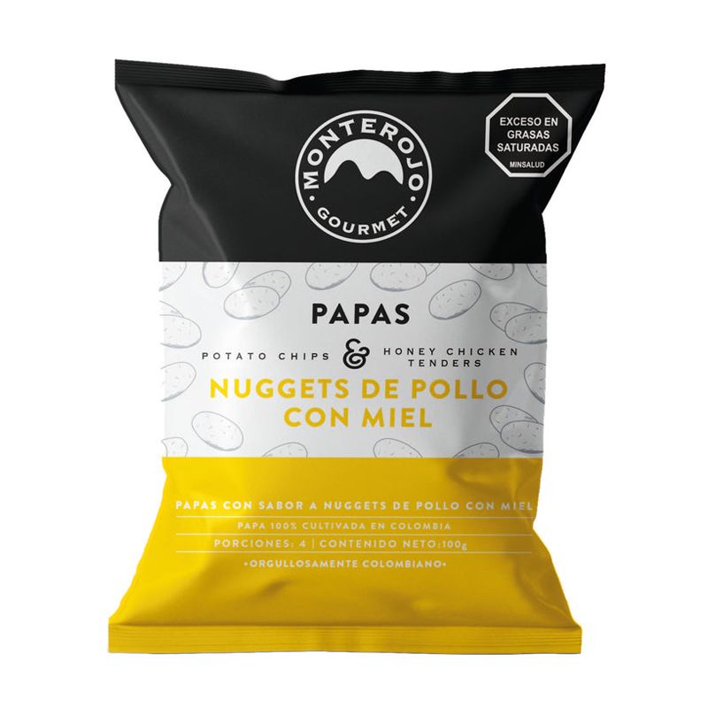 Papas Nugets Pollo Con Miel 100 Gr Monterojo