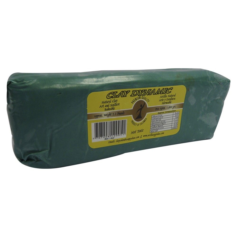Arcilla Natural Clay Dynamic Azul 1Kg