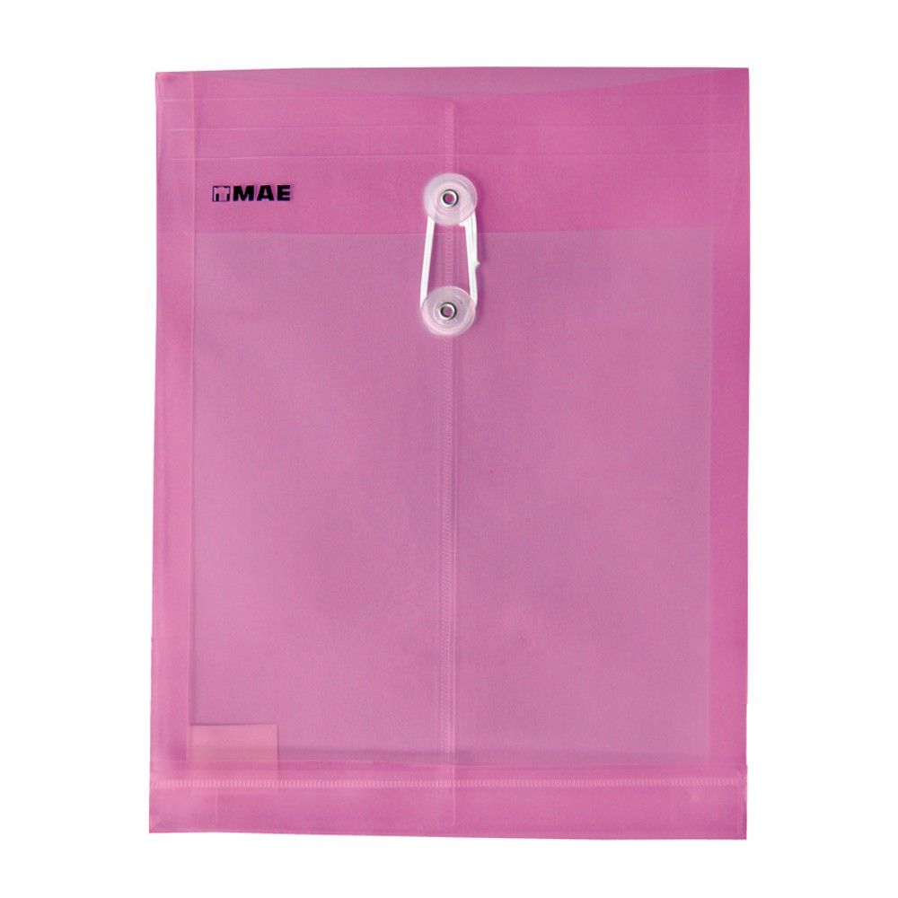 Sobre Vertical Carta Con Hilo Color Rosa