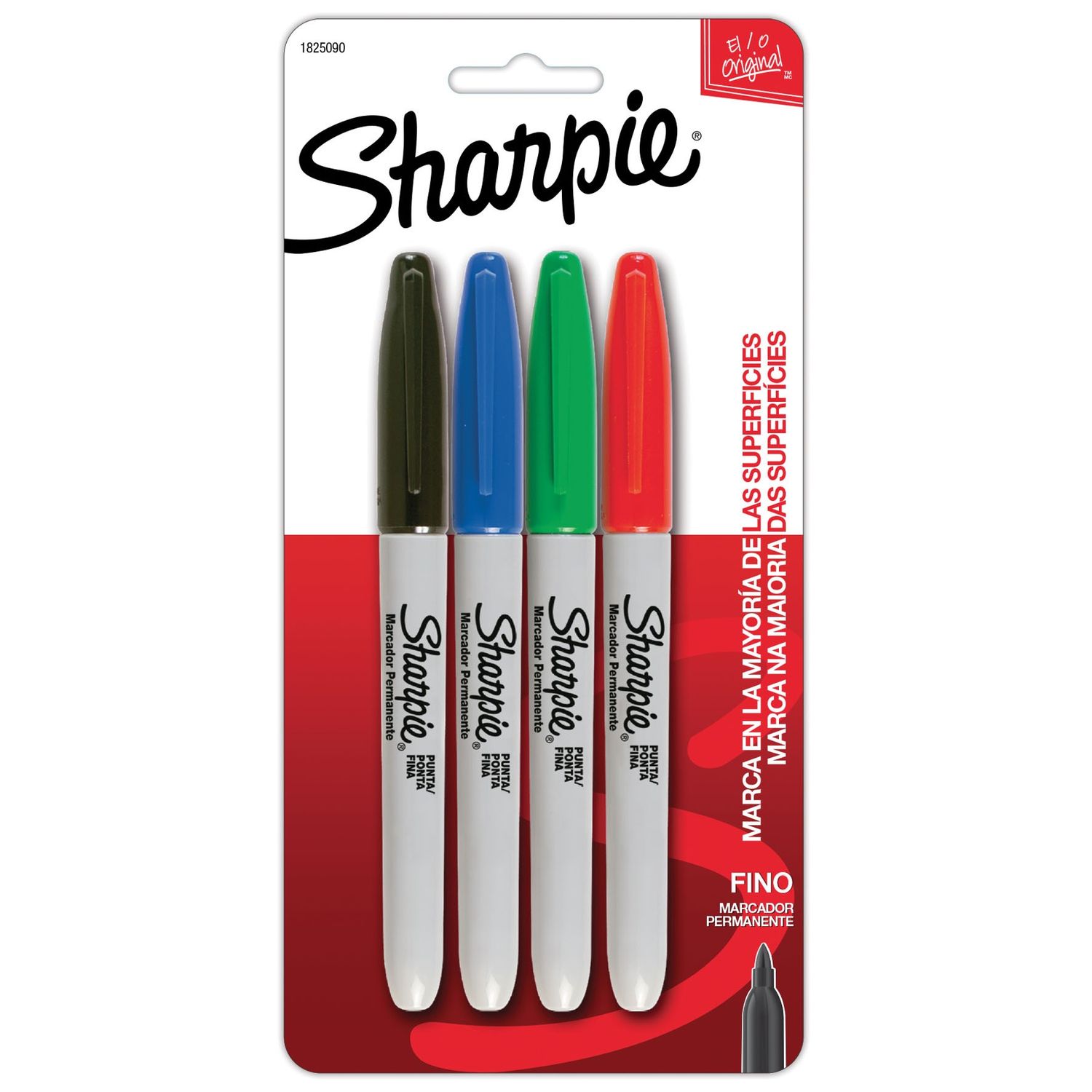 Marcador Sharpie Fine X4 UND Surtido