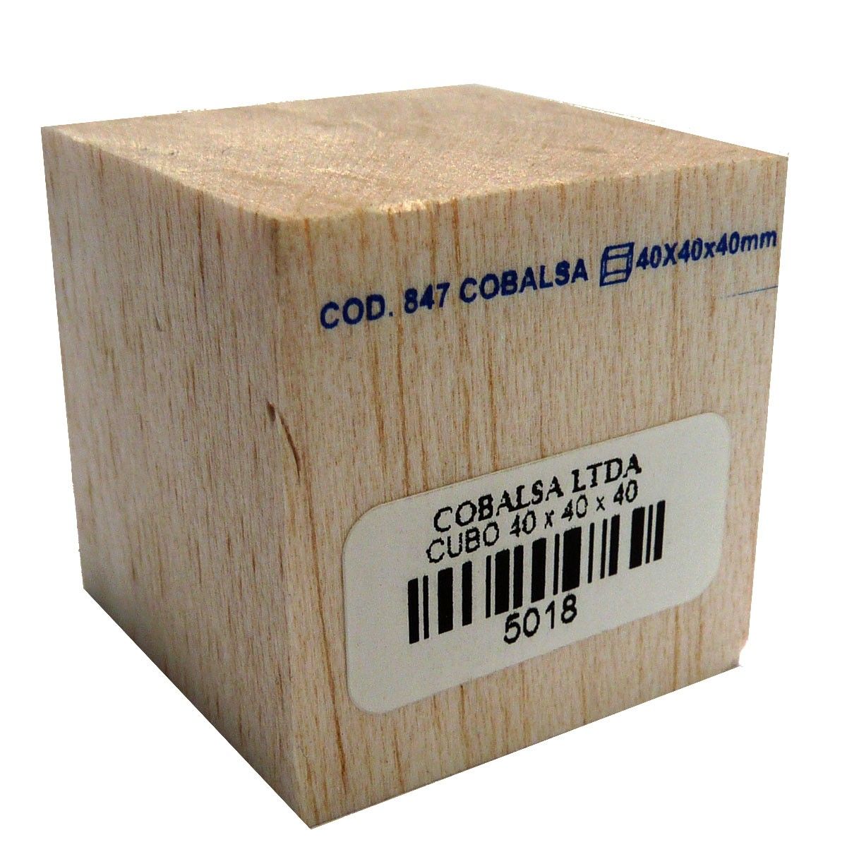 Cubo de Balso Cod.847 40x40x40mm