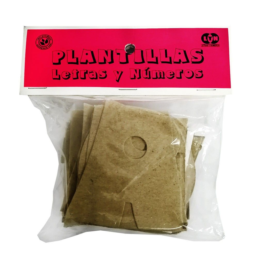 Plantillas Alfanumérica Icoporman de 7.5cm x59pzas