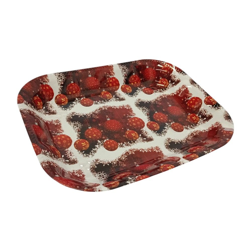 Bandeja 38X28Cm Plástico Navidad
