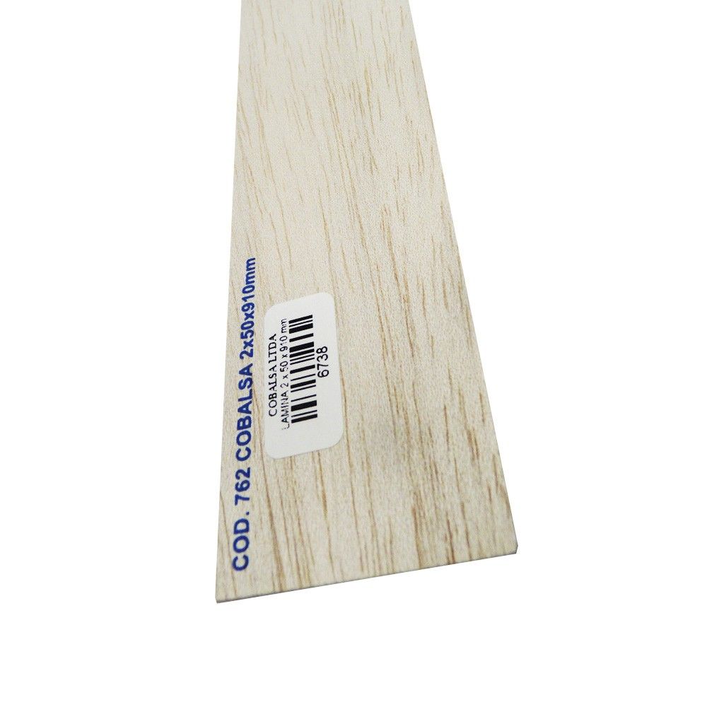 Lamina De Balso 2 mm x 50 mm x 910 mm
