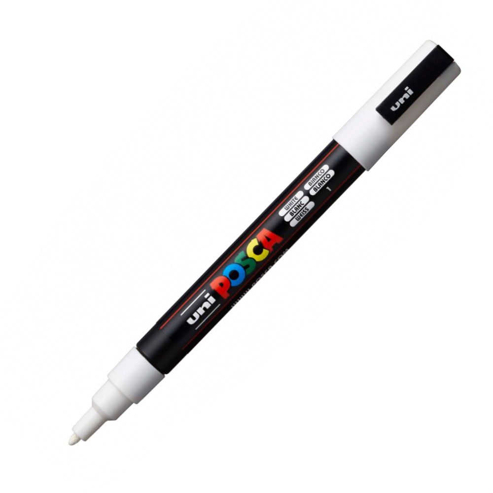 Marcador Posca 3M 0.9-1.3Mm Blanco