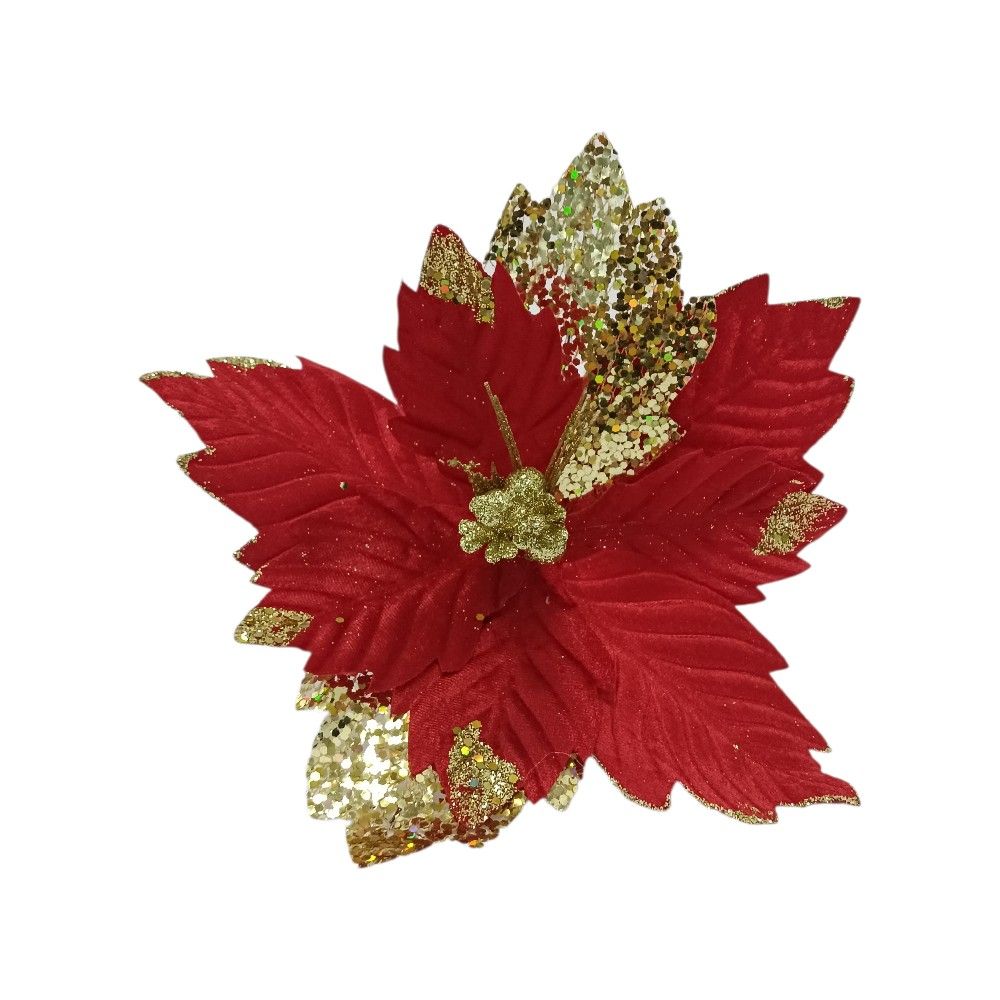 Adorno Flor 25X19Cm Rojo