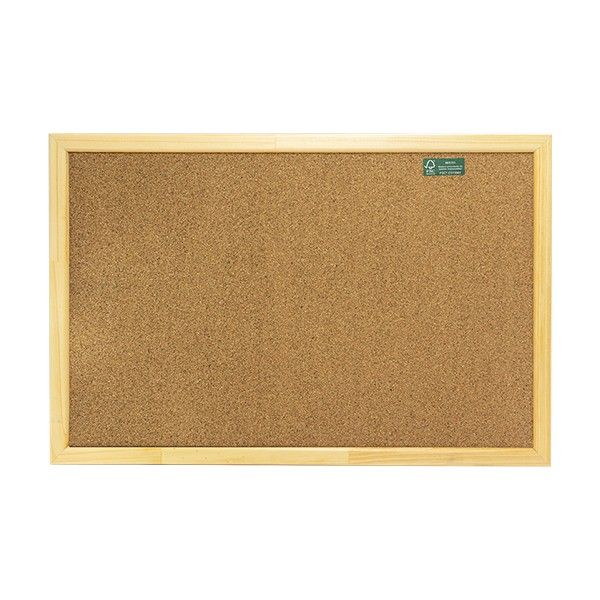 Tablero en Corcho Artecma con Marco en Madera  / R-2202 / 40 x 60cm