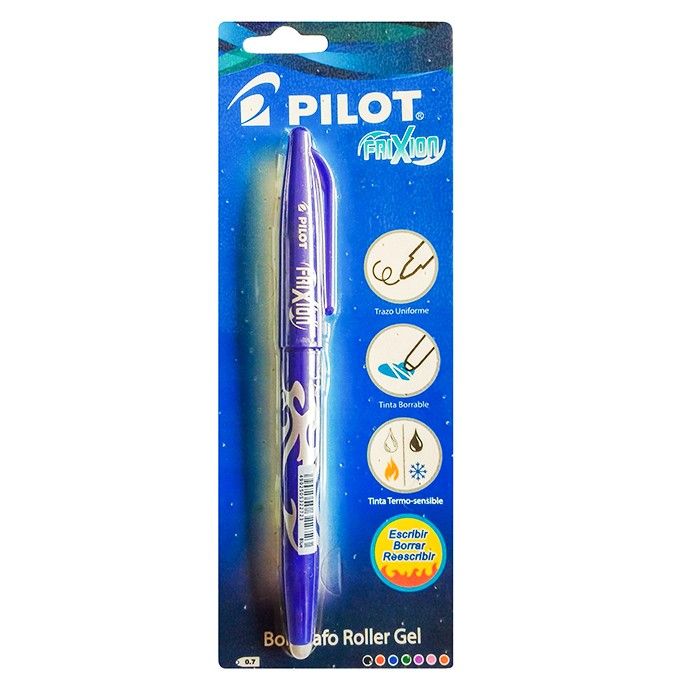 Bolígrafo Pilot Roller Gel 0.7mm Frixion Borrable Az