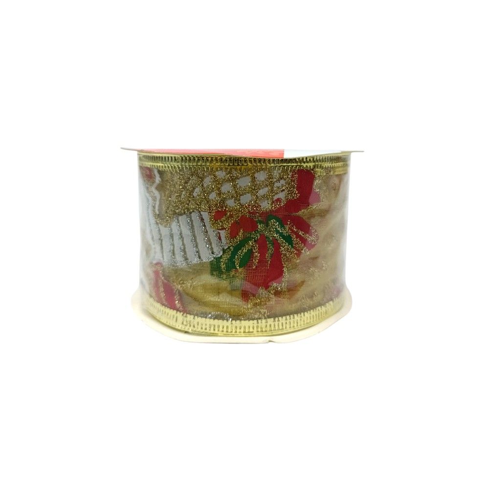 Cinta Decorativa Navideña 2.8Mx5Cm