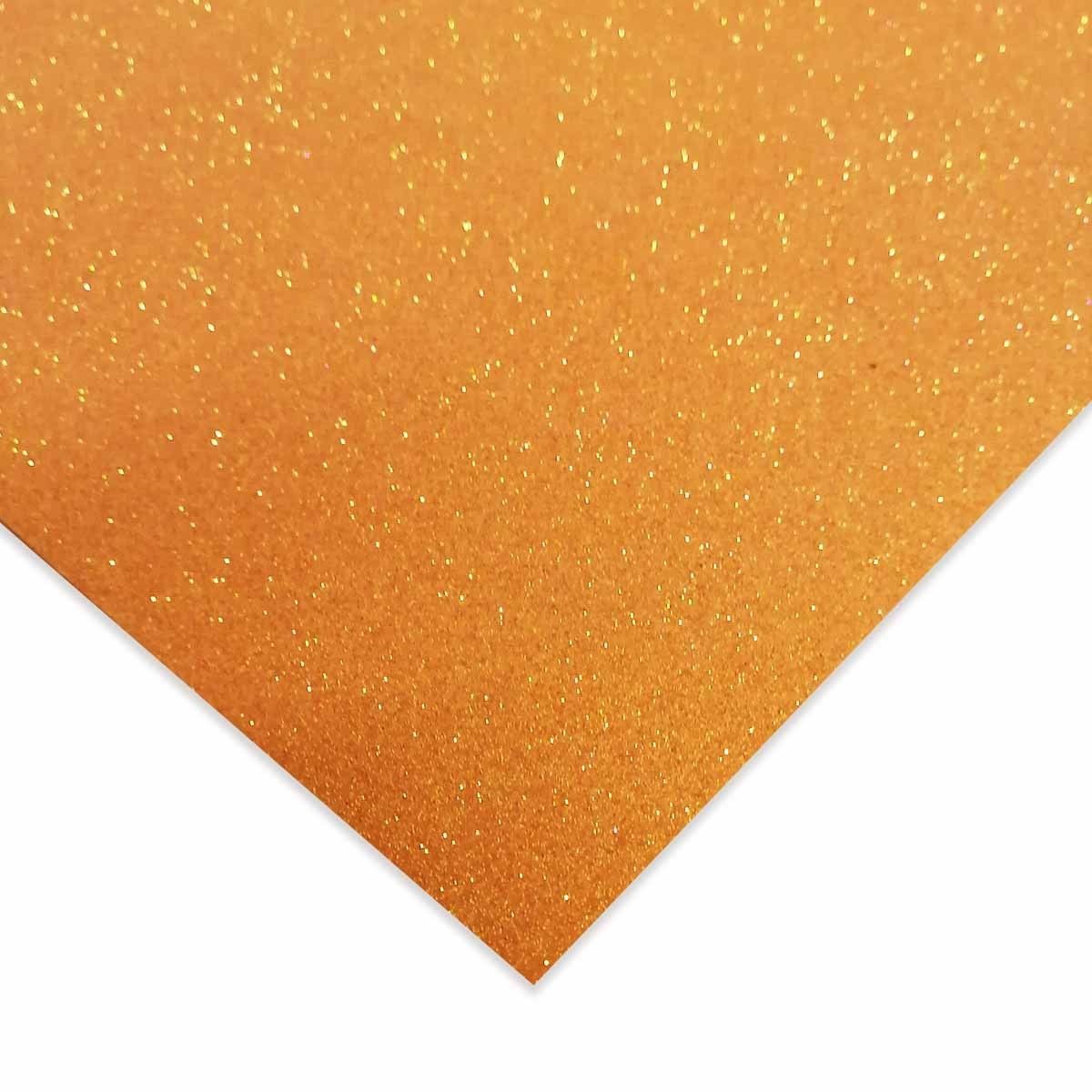 Foami Escarchado 1/2 Color Naranja x 1 und