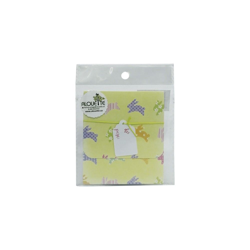Sobre De Regalo Diseños Surtidos Alouette