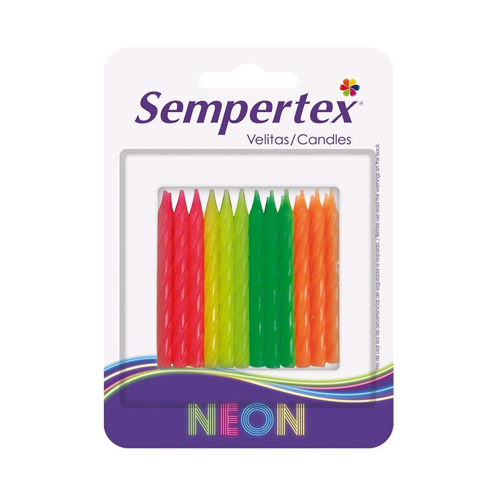 Velitas Sempertex X24 Espiral Color Neon  X12 Und