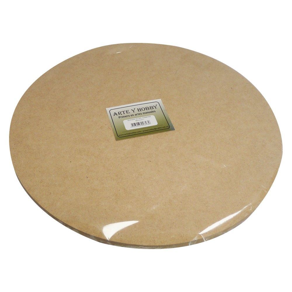 Base Circular en Madera Arte y Hobby Quesera