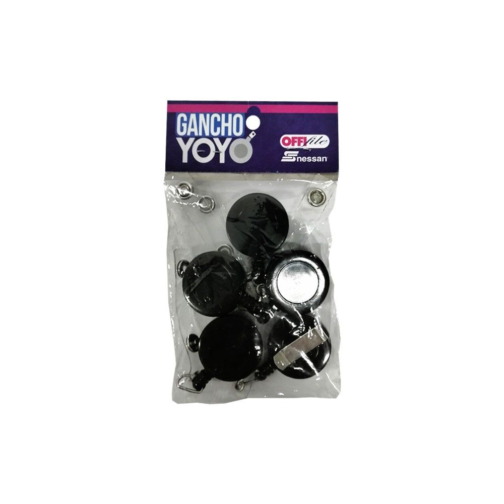 Porta Carné X 5 Unidades Marca  Nessan Color Negro