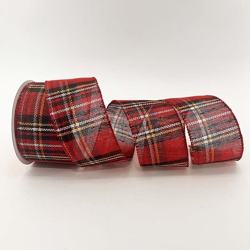 Cinta 6.3Cm X10Yd Roja Escocesa