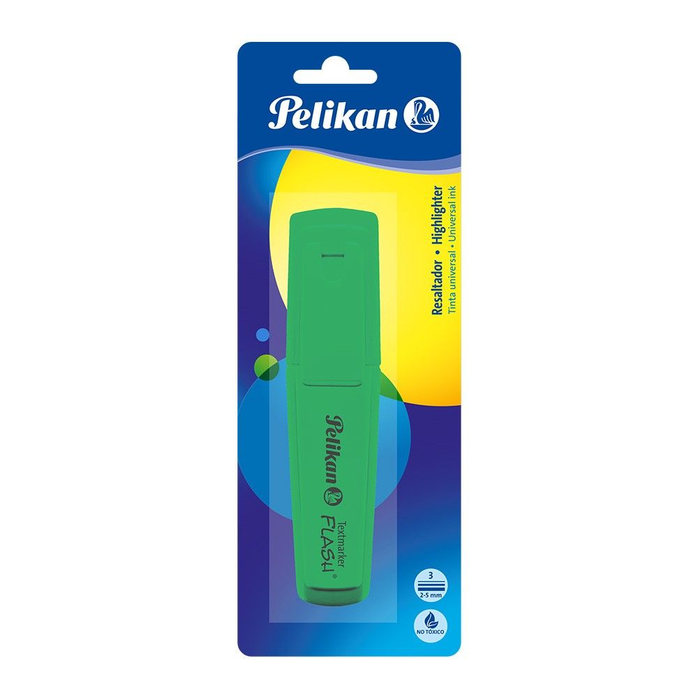 Resaltador Pelikan Flash Verde x1 und
