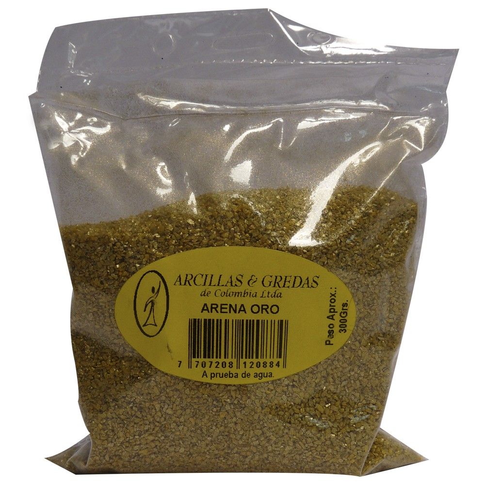 Arena Arcillas &amp; Gredas Oro 300grs