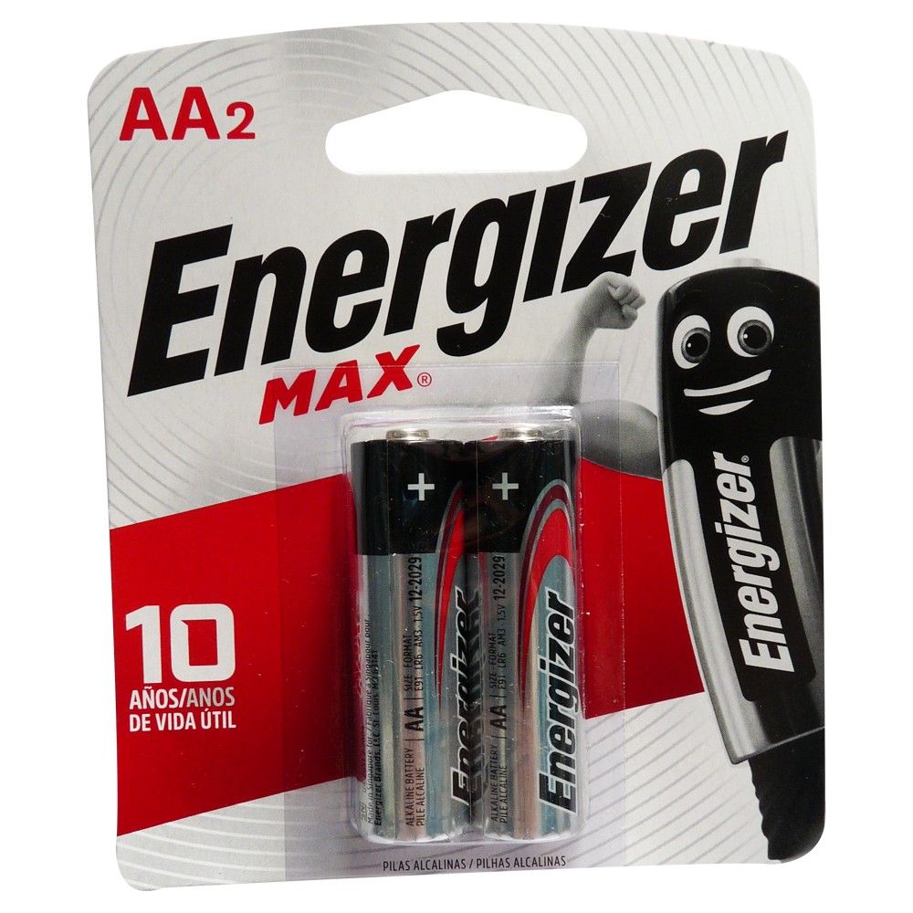Pila Energizer Max Alcalina AA2 x2 und