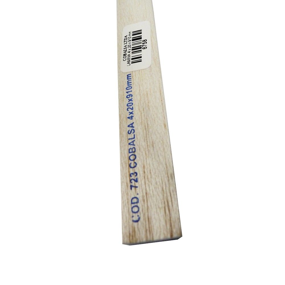 Lamina De Balso 4 mm x 20 mm x 910 mm