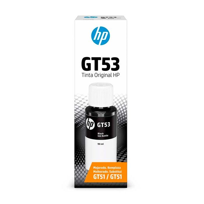 Botella de Tinta HP GT53 Negra Original (1VV22AL)