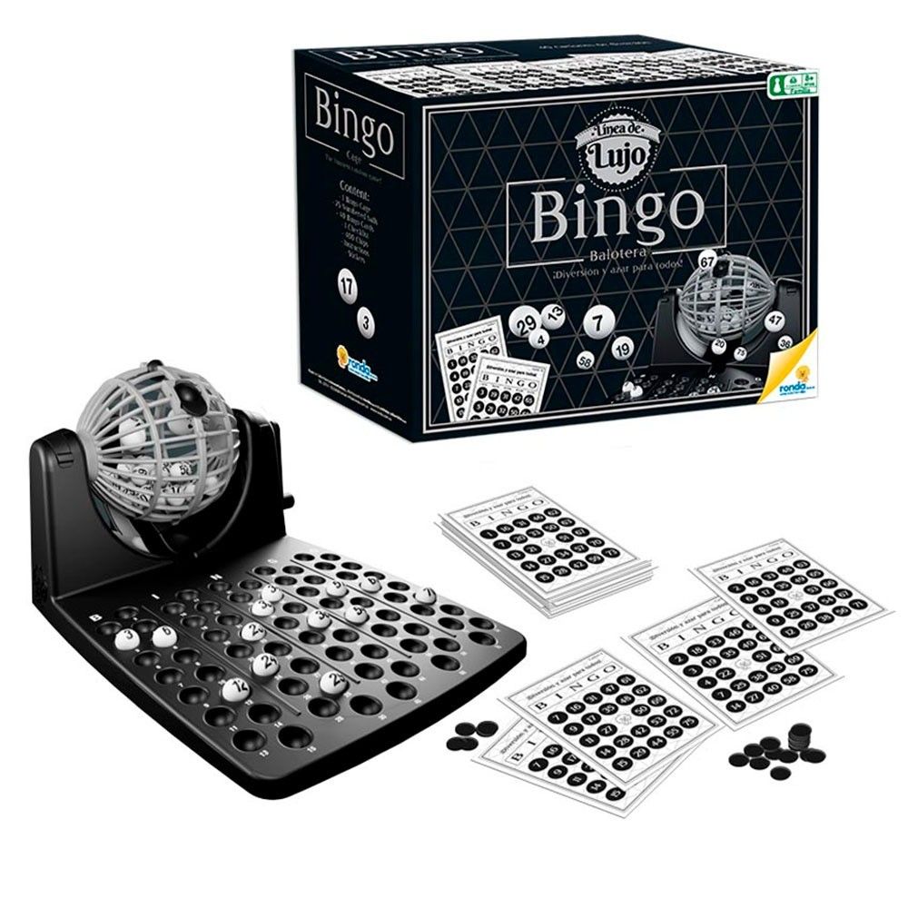 Juego De Mesa Bingo Balotera Ronda