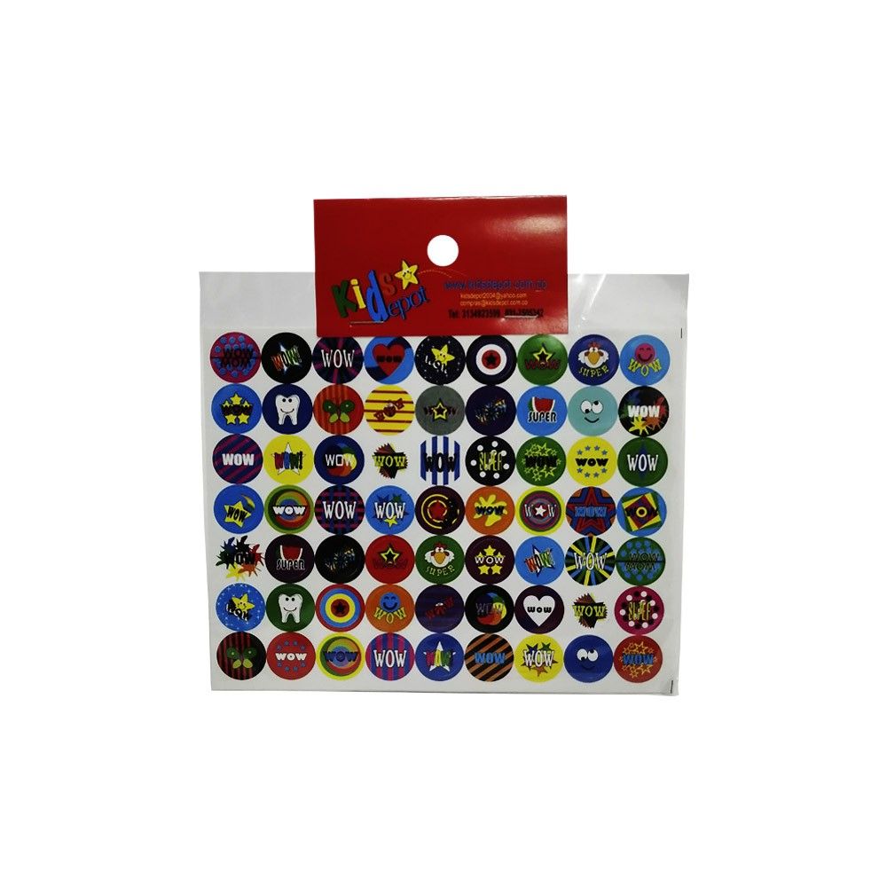 Rótulos Adhesivos Kids Depot Circulo Sorprendente x 252 und