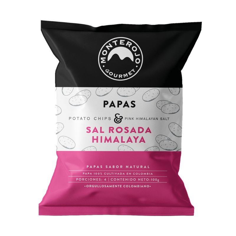 Papas Sal Rosada 100Gr Monterojo