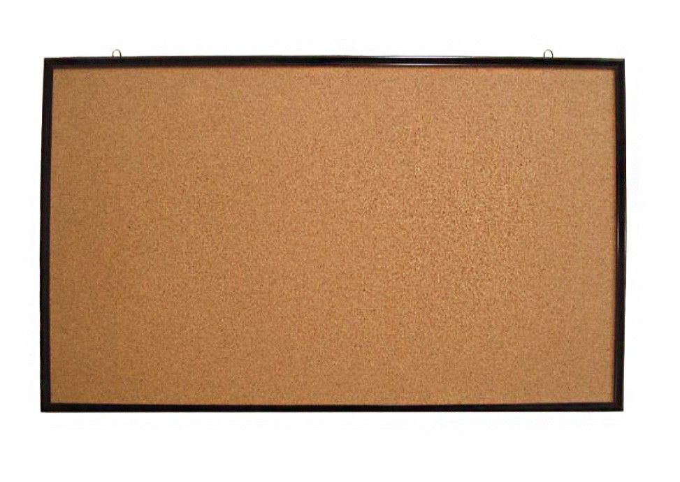 Tablero en Corcho Artecma con Marco en Aluminio / R-2207 / 60 x 80cm