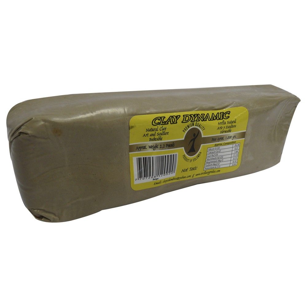 Arcilla Natural Clay Dynamic Beige 1Kg