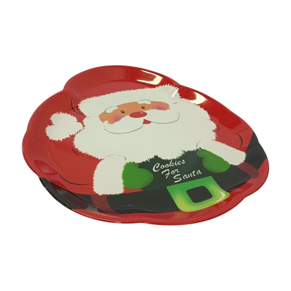 Bandeja 36X36Cm Plástico Navidad