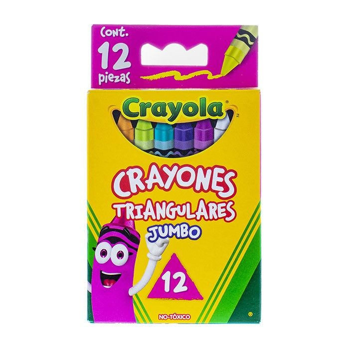 Crayones Triangulares X12 UND Crayola
