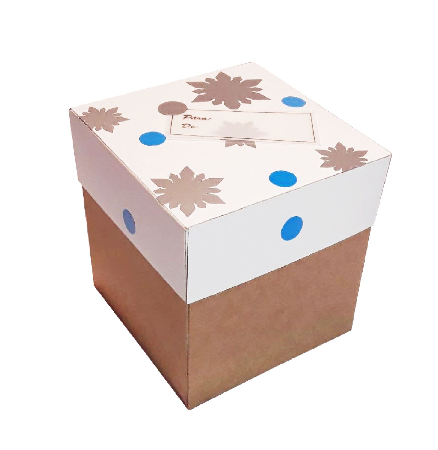 Caja De Regalo 8Cm Tapa Decorada