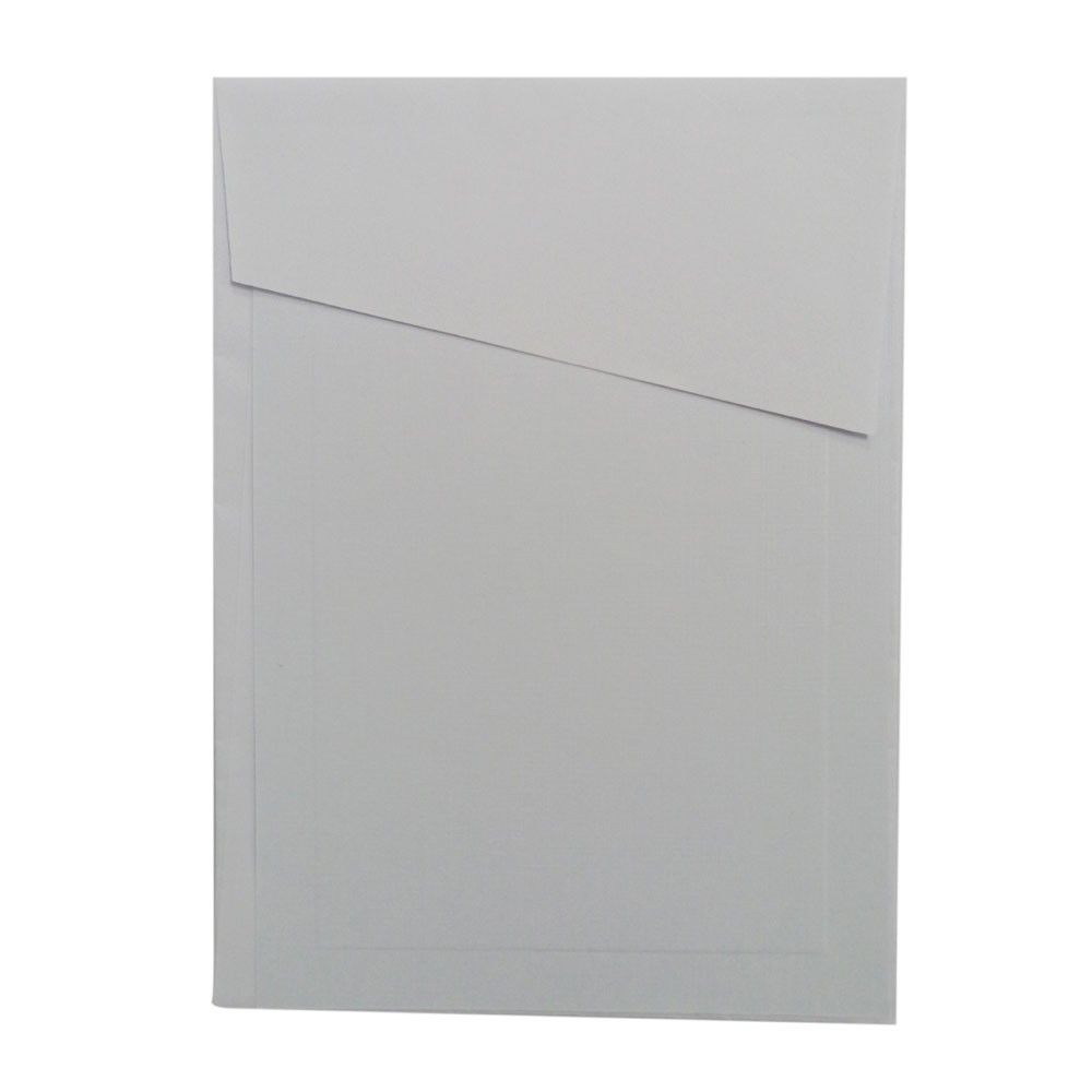 Sobre Kimberly + Tarjeta Lord Blanco Opalina + Stickers 18,4 x 13,4cm X12und