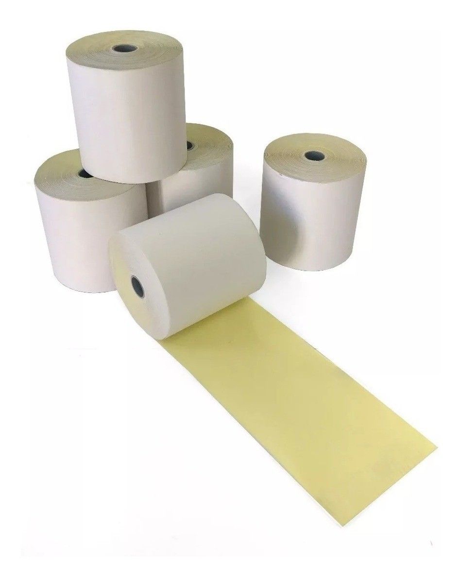 Rollo Químico Amarillo 76mm x 30mts