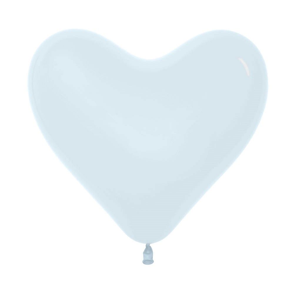Bomba Sempertex Forma Corazon Color Blanco X12 UND