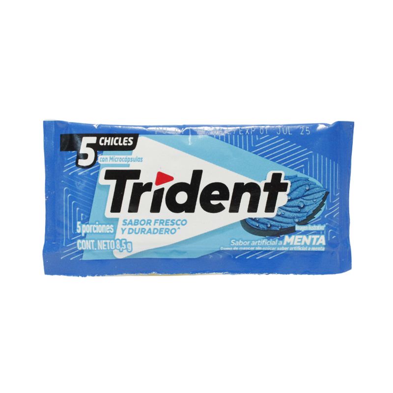Chiclets Trident Menta 8.5g