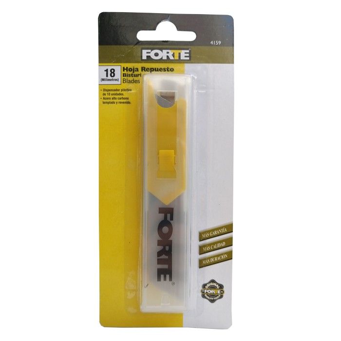 Cuchilla Forte de Repuesto Metálica para Bisturí Grande 13mm