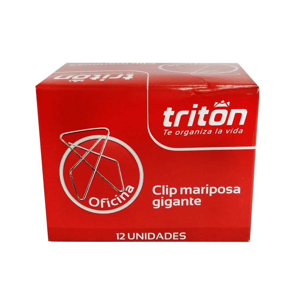 Clip Triton Mariposa Matálico Gigante x12 und