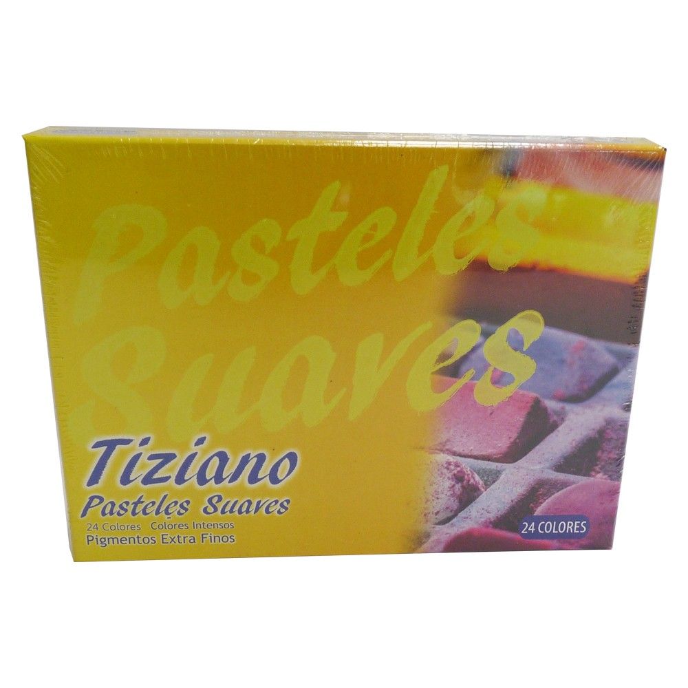 Pasteles Suaves Tiziano 24 Colores x24 und