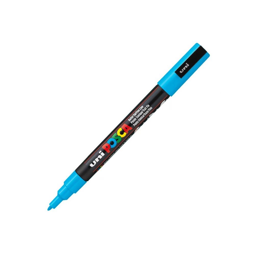 Marcador Posca 3M 0.9-1.3Mm Azul Cielo