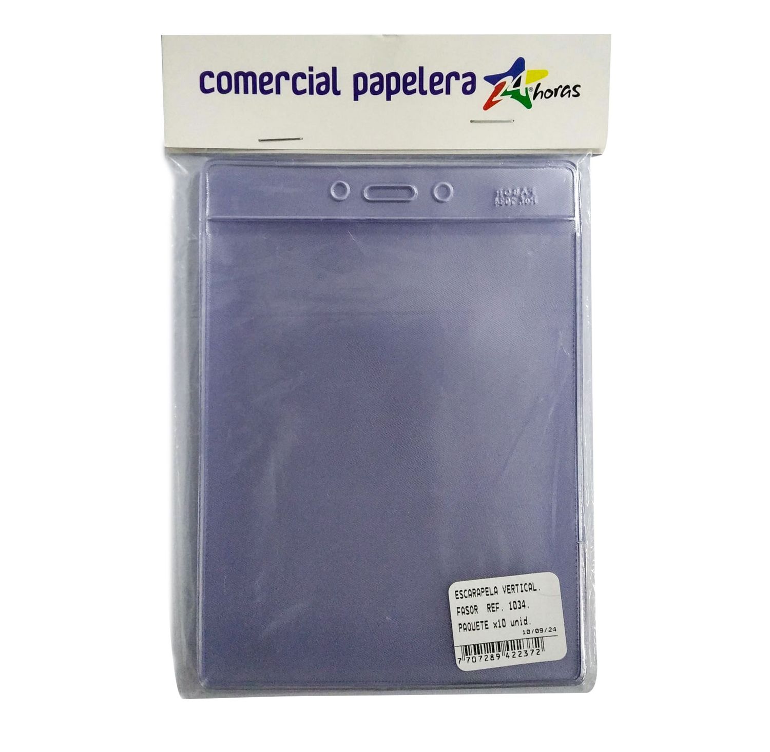 Escarapela Fasor 9x10cm x10 und