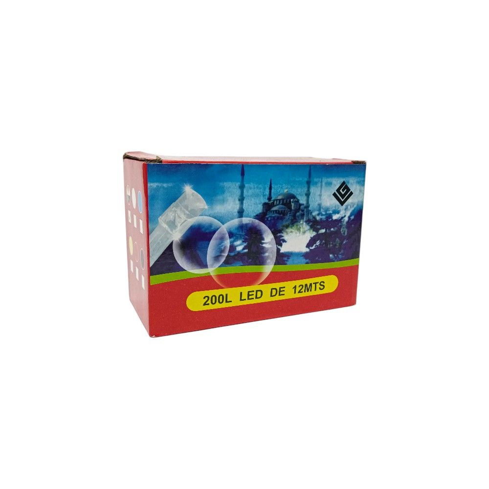 Luz 200L X12 Metros Multicolor