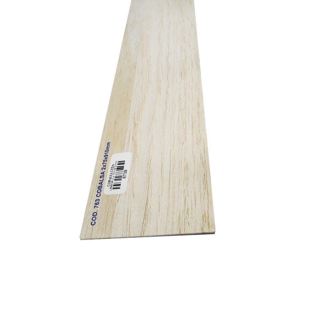 Lamina De Balso 2 mm x 75 mm x 910 mm