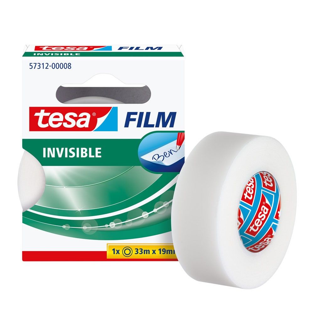 Cinta Tesa Film Invisible R-57312 33m x 19mm x1 und