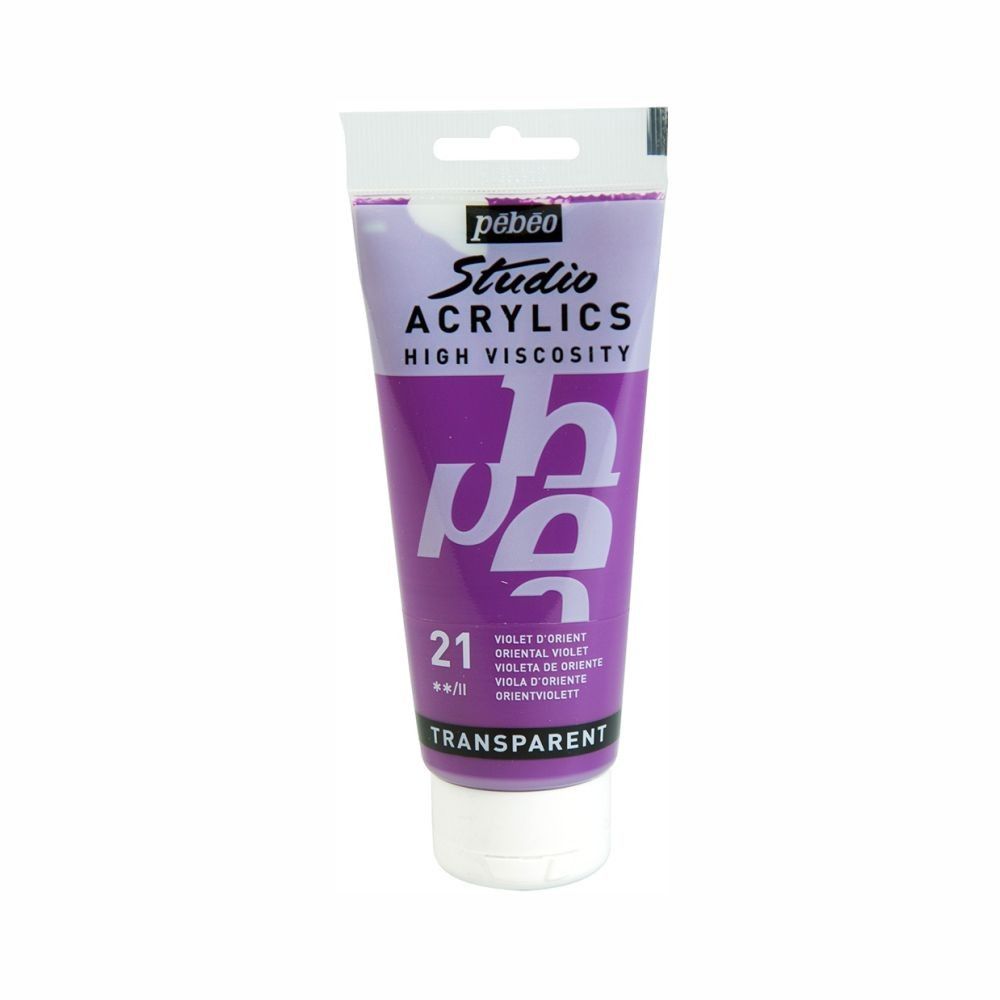Acrílico Studio Pébéo 100 ml - Violeta de Oriente