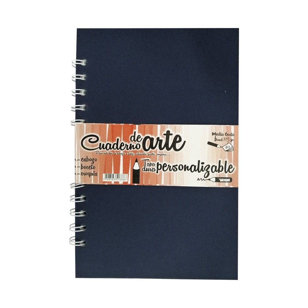 Bitácora Icopel 1/2 Carta Papel Bond de 115gr x40hjs