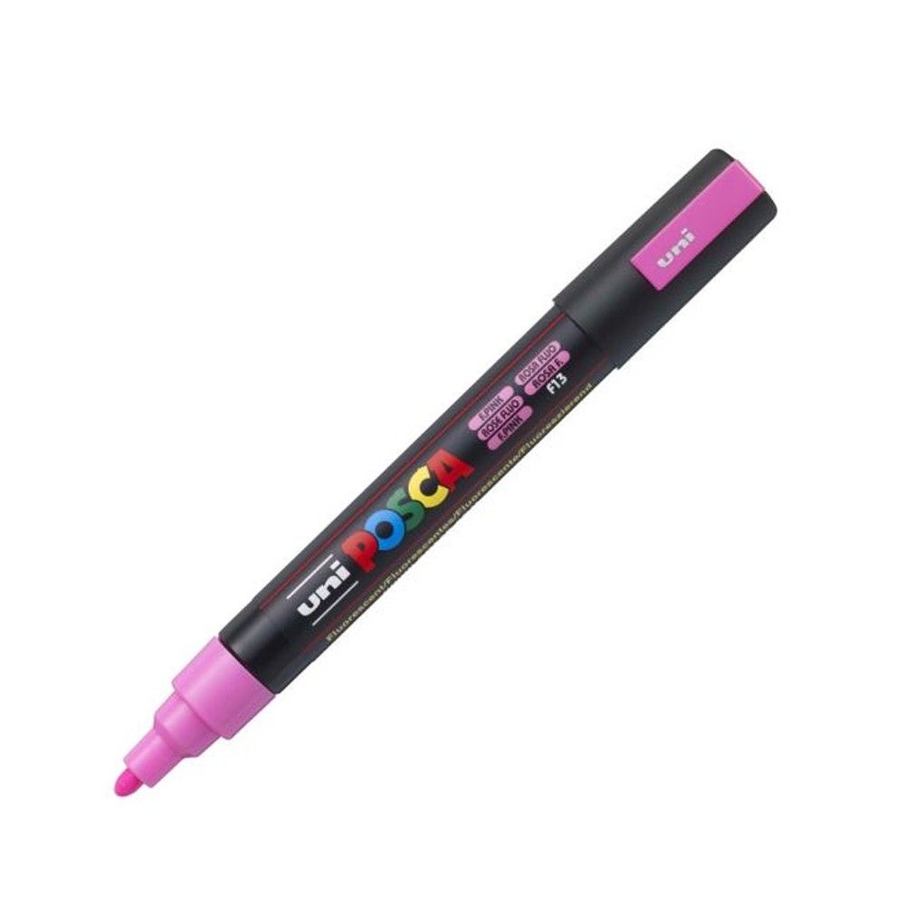 Marcador Posca 5M 1.8-2.5Mm Rosa Fluorecente