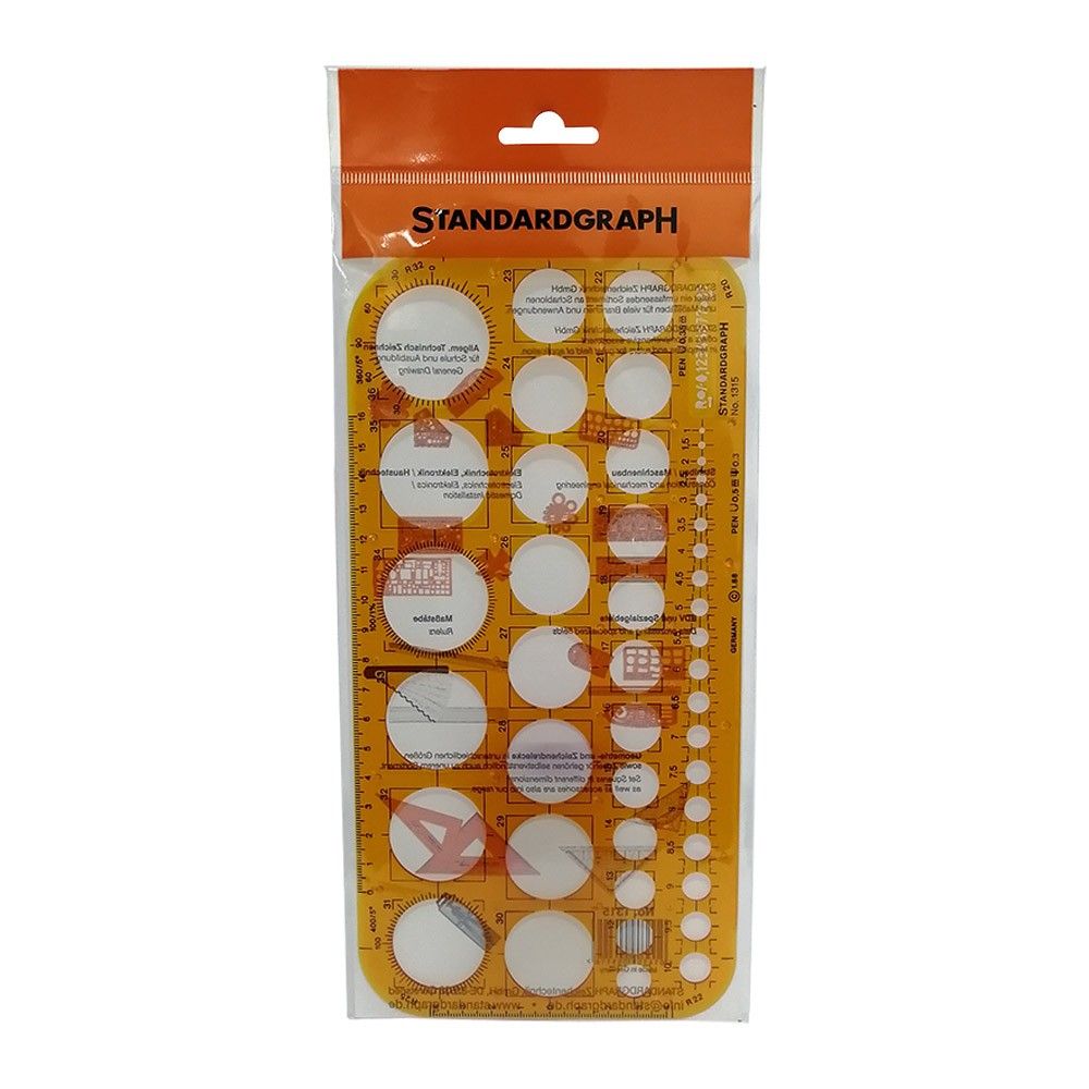 Plantilla Círculos Standargraph R-1315